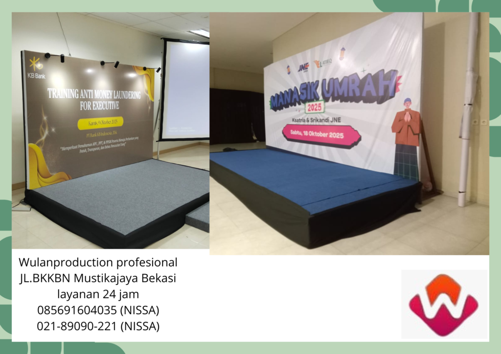 Pusat Sewa Backdrop Dan Panggung Indoor Event Bekasi