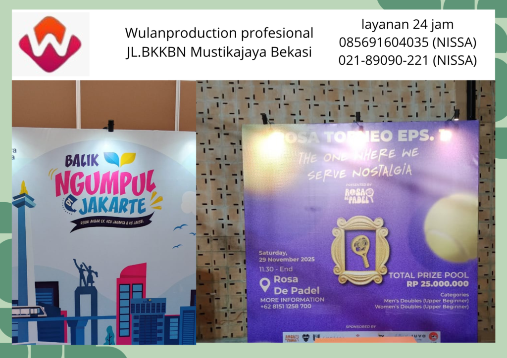 Vendor Sewa Backdrop Photo Booth Area Depok