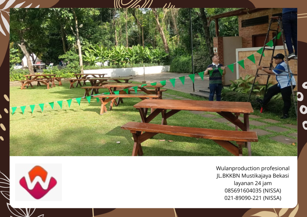 Harga Terbaru Akhir Tahun Sewa Meja Kursi Taman Area Jakarta