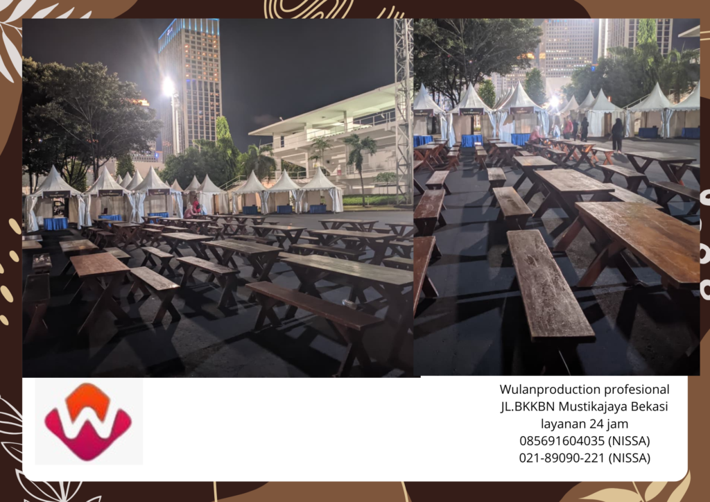 Harga Terbaru Akhir Tahun Sewa Meja Kursi Taman Area Jakarta