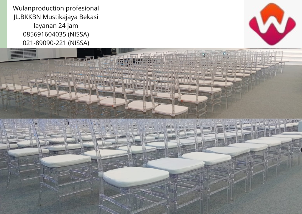 Jasa Rental Kursi Tiffany Acrylic Depok