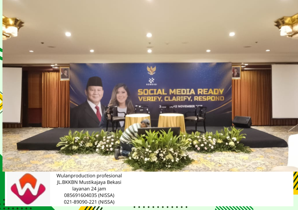 Jasa Sewa Backdrop Photo Booth Hotel Borobudur Jakarta pusat