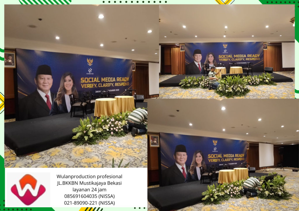 Jasa Sewa Backdrop Photo Booth Hotel Borobudur Jakarta pusat