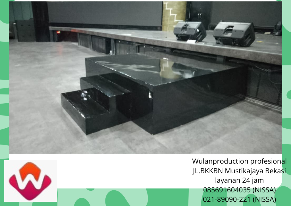 Jasa Sewa Panggung Melamin Hitam TMII Jakarta Barat