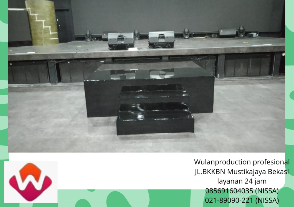 Jasa Sewa Panggung Melamin Hitam TMII Jakarta Barat