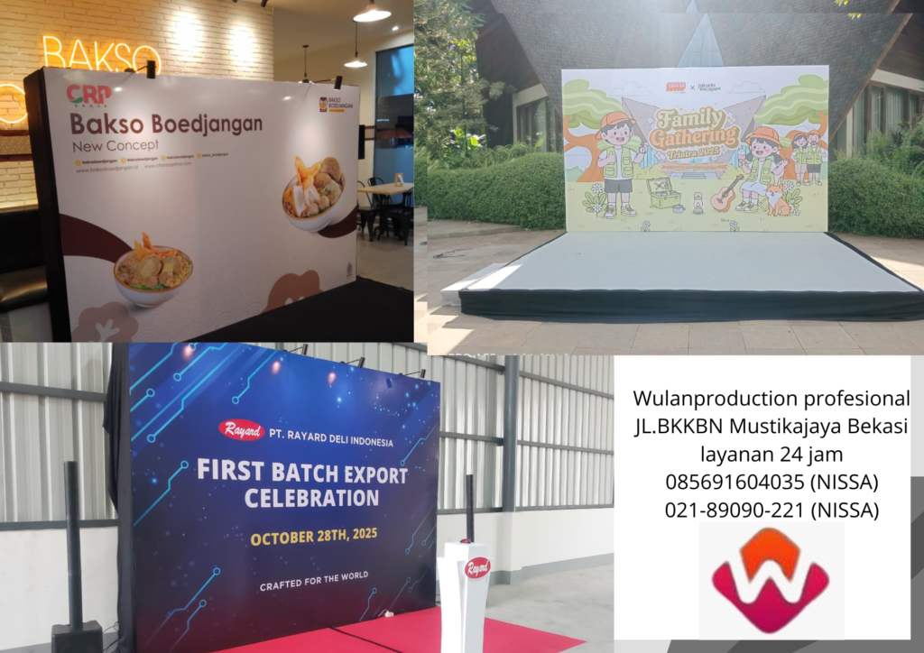 Jasa Sewa backdrop Custom Jakarta