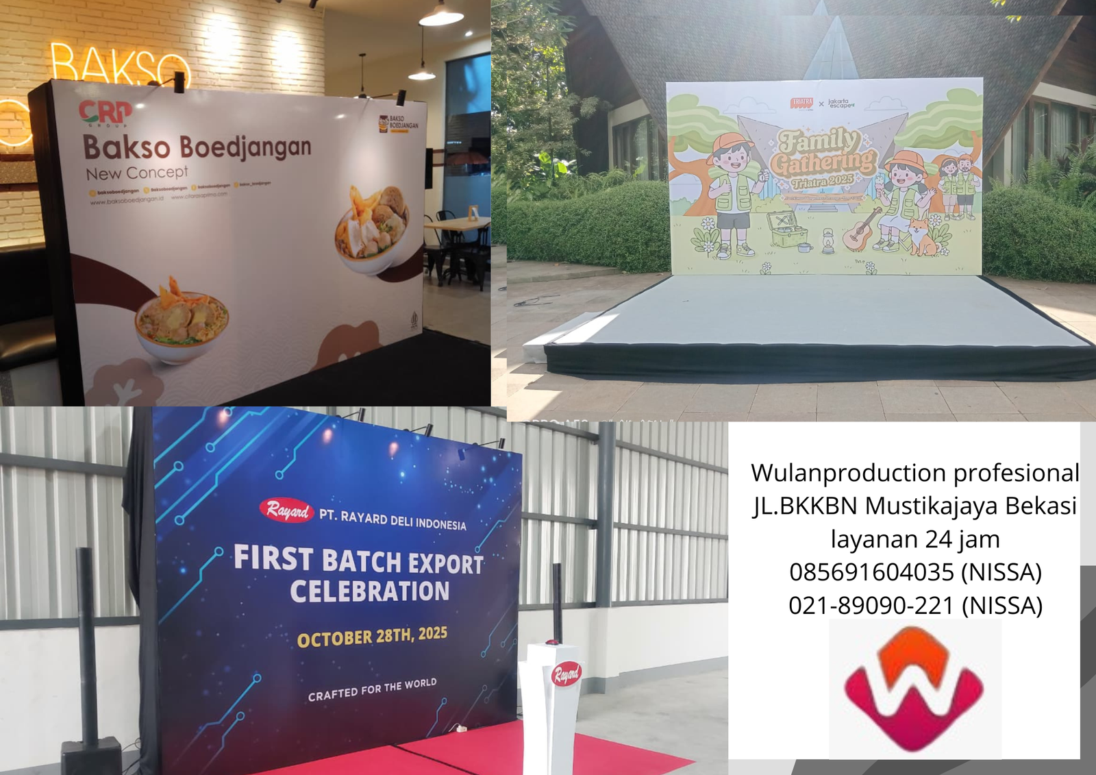 Jasa Sewa backdrop Custom Jakarta