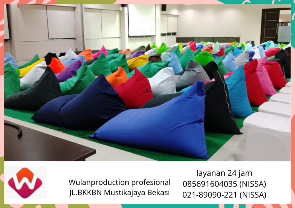 Jasa Sewa Beanbag Aneka Warna area bandung