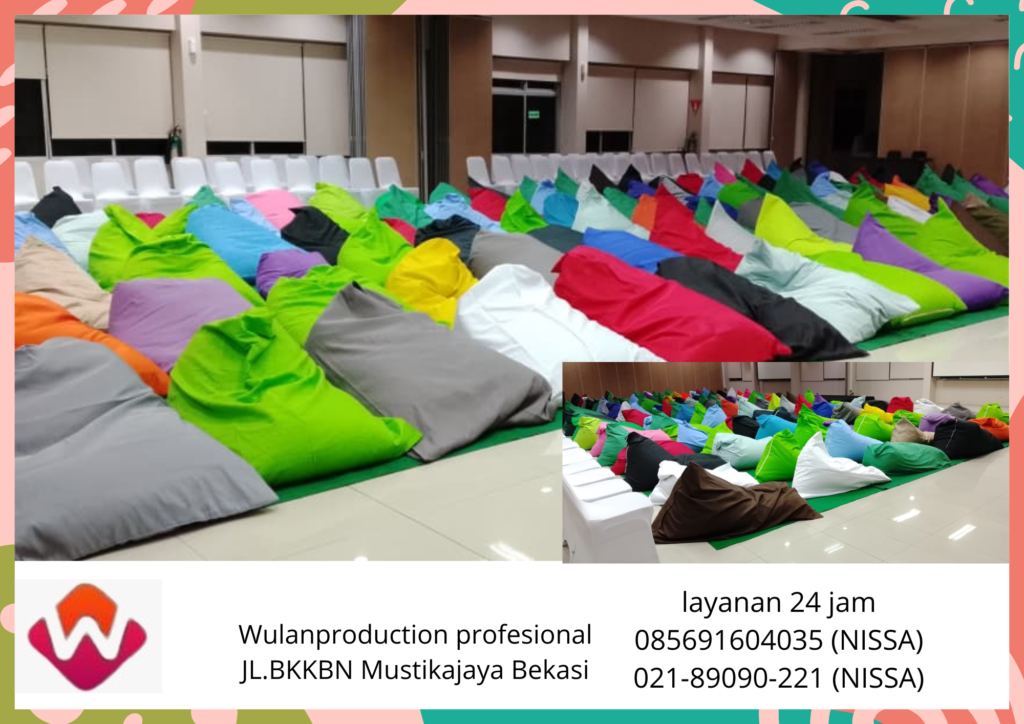 Jasa Sewa Beanbag Aneka Warna area bandung