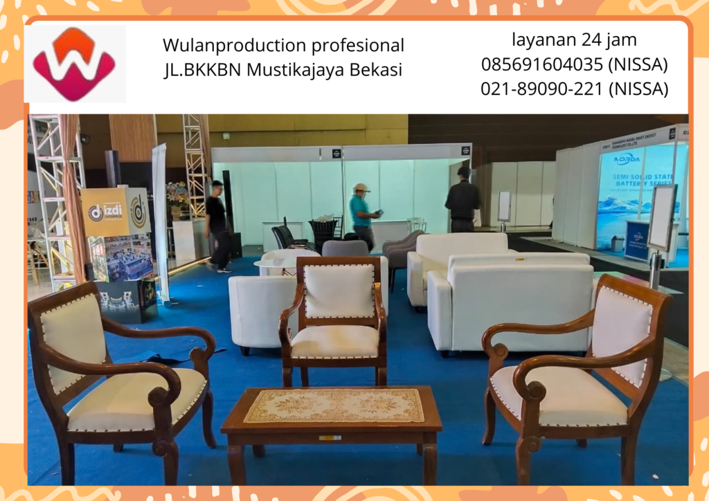 Rental Kursi VIP Type Arm Chairs Kayu Area Jabodetabek