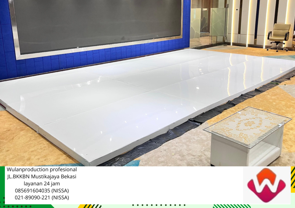 Pusat Sewa Panggung Putih Melamin Jakarta Pusat