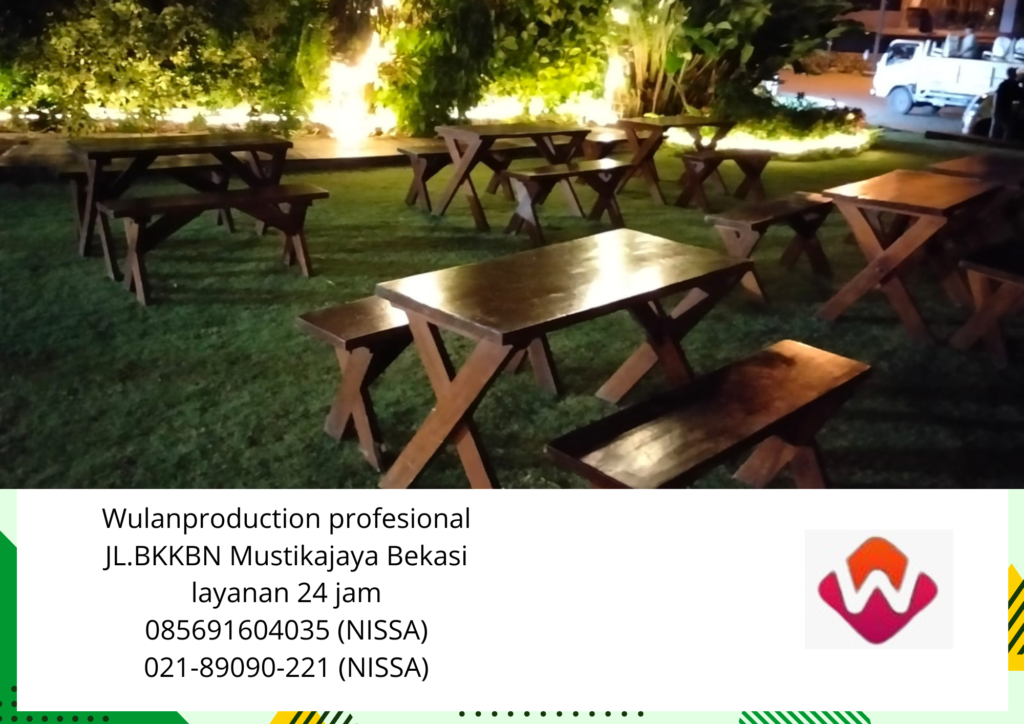 Rental Kursi dan Meja Kaki Extra Type Outdoor Jakarta