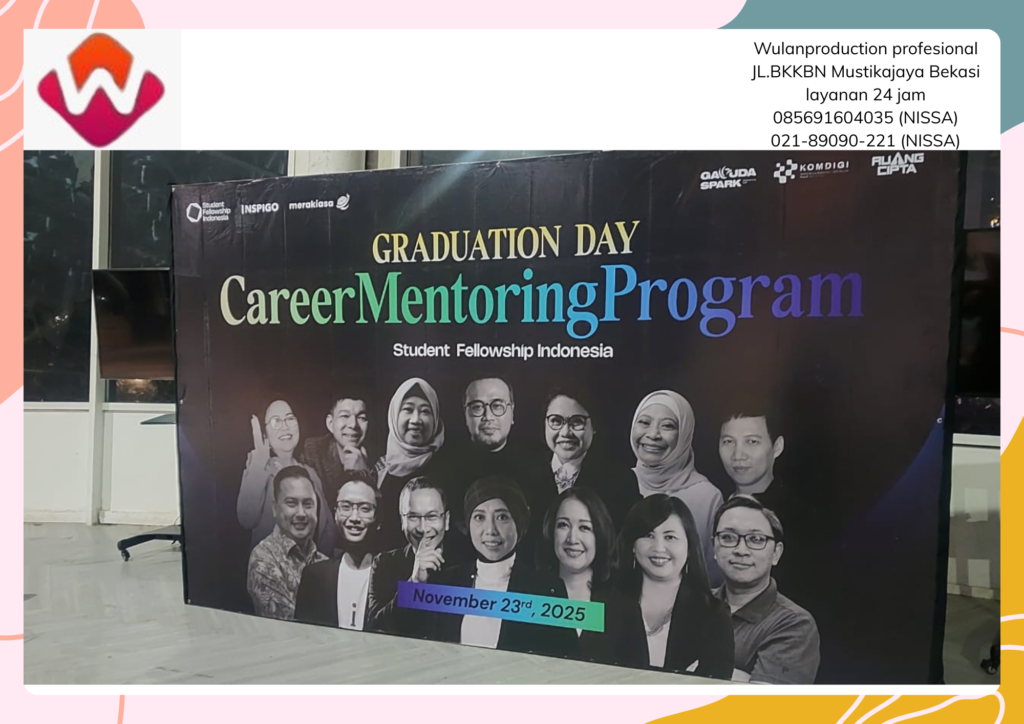 Rental Meja Bulat dan Backdrop Area Bandung