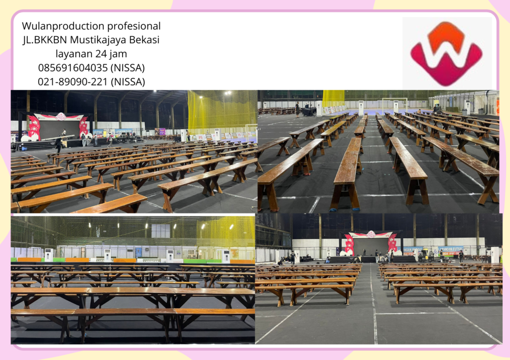 Rental Meja Dan Kursi Taman Kayu Outdoor Jakarta