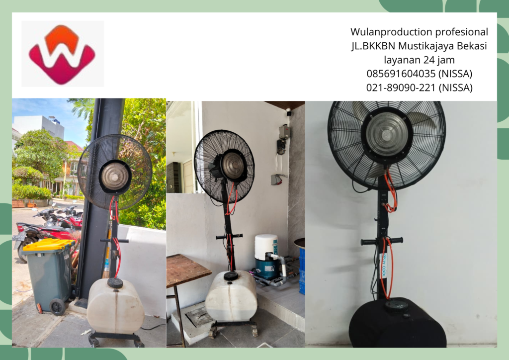 Rental Misty Fan uap air Area Bekasi