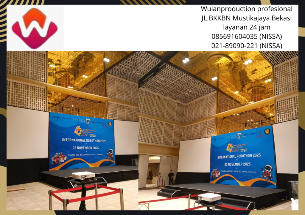 Rental Panggung Dan Backdrop Indoor Area Tambun Selatan