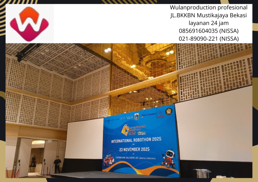 Rental Panggung Dan Backdrop Indoor Area Tambun Selatan