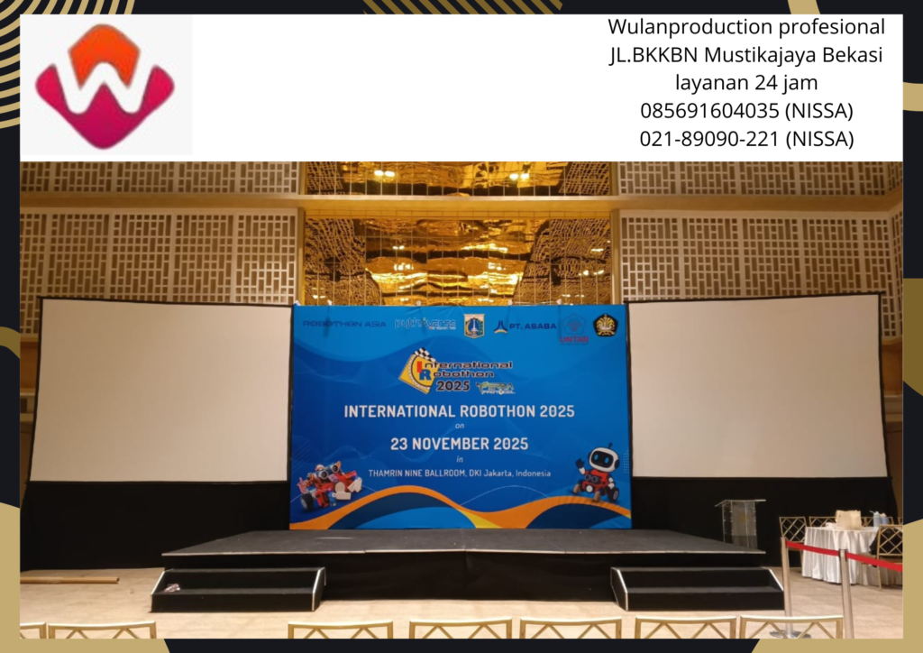 Rental Panggung Dan Backdrop Indoor Area Tambun Selatan