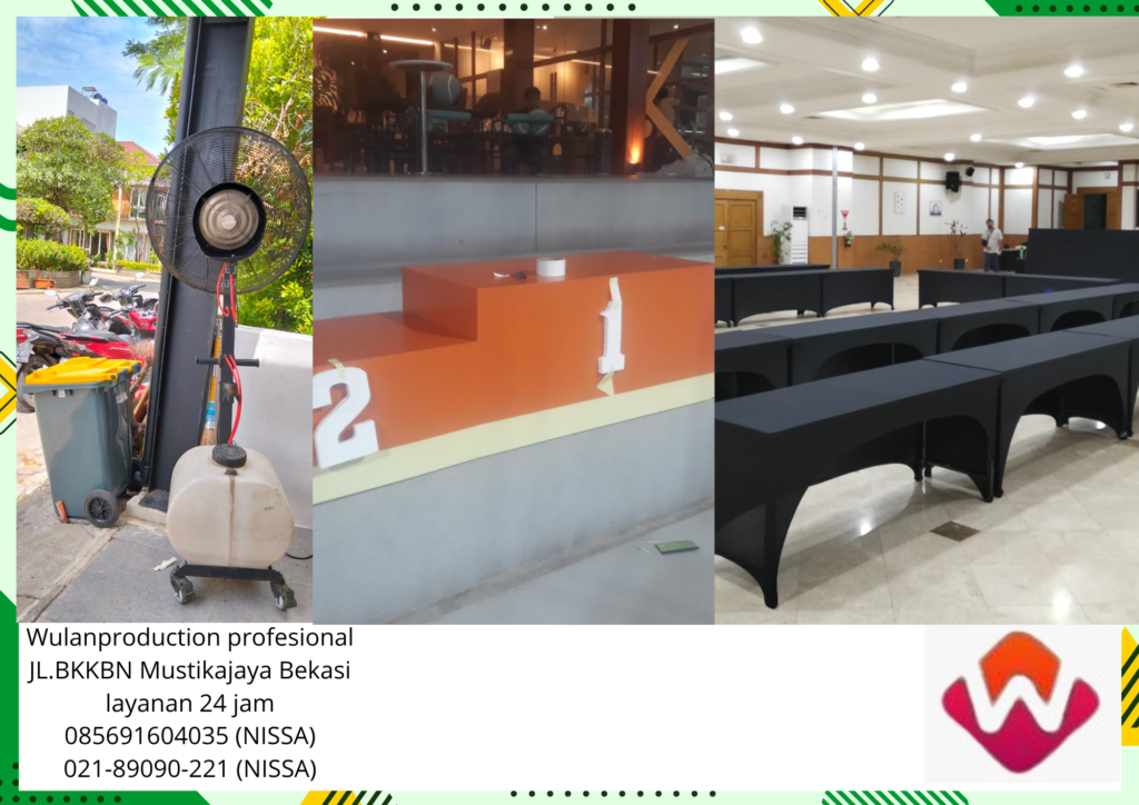 Rental Podium Juara Misty fan Meja Ibm Kebayoran Lama Jaksel