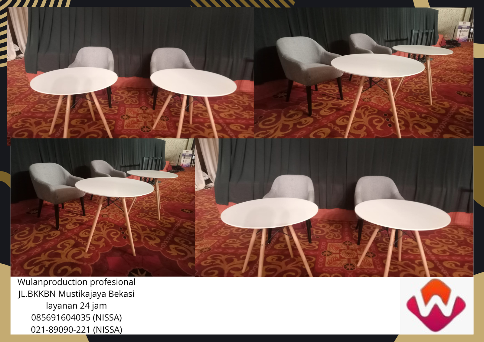 Rental Sofa Studio Meja Retro Area Bekasi