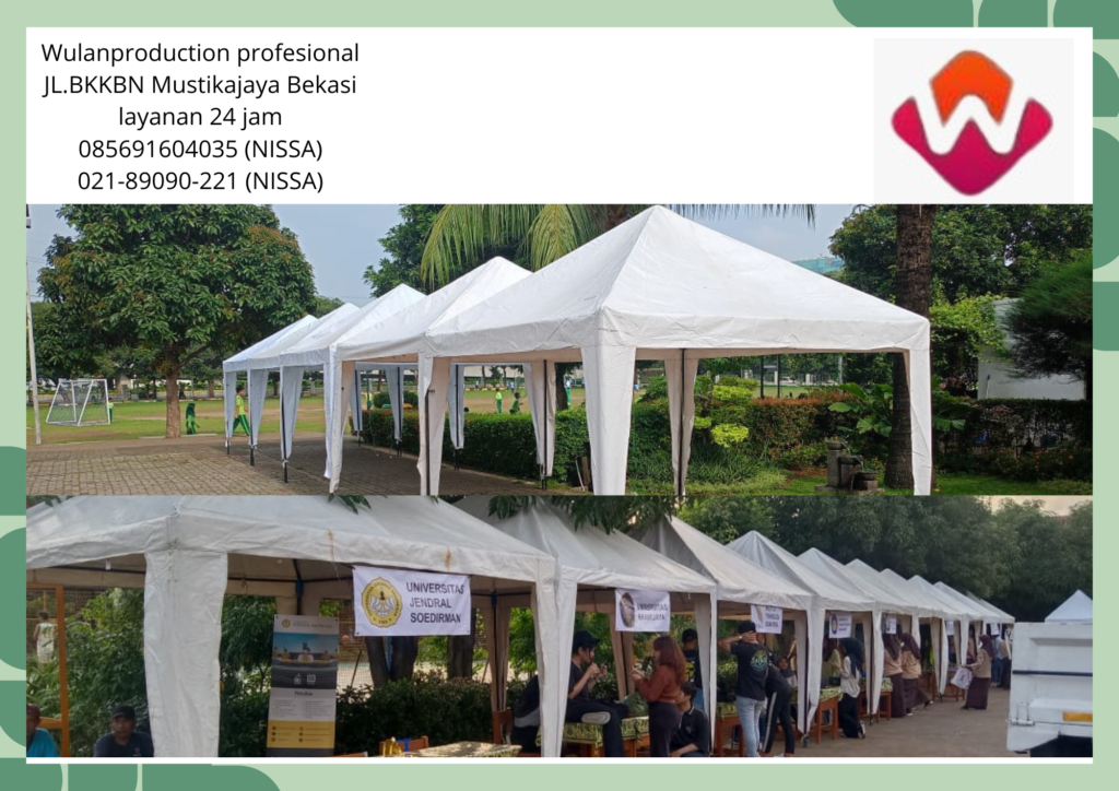 Rental Tenda Bazar 3x3m Dan 2x2m Atap Putih Jakarta