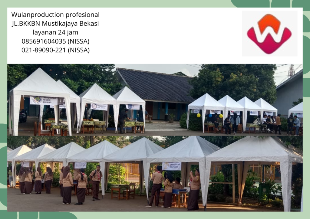 Rental Tenda Bazar 3x3m Dan 2x2m Atap Putih Jakarta