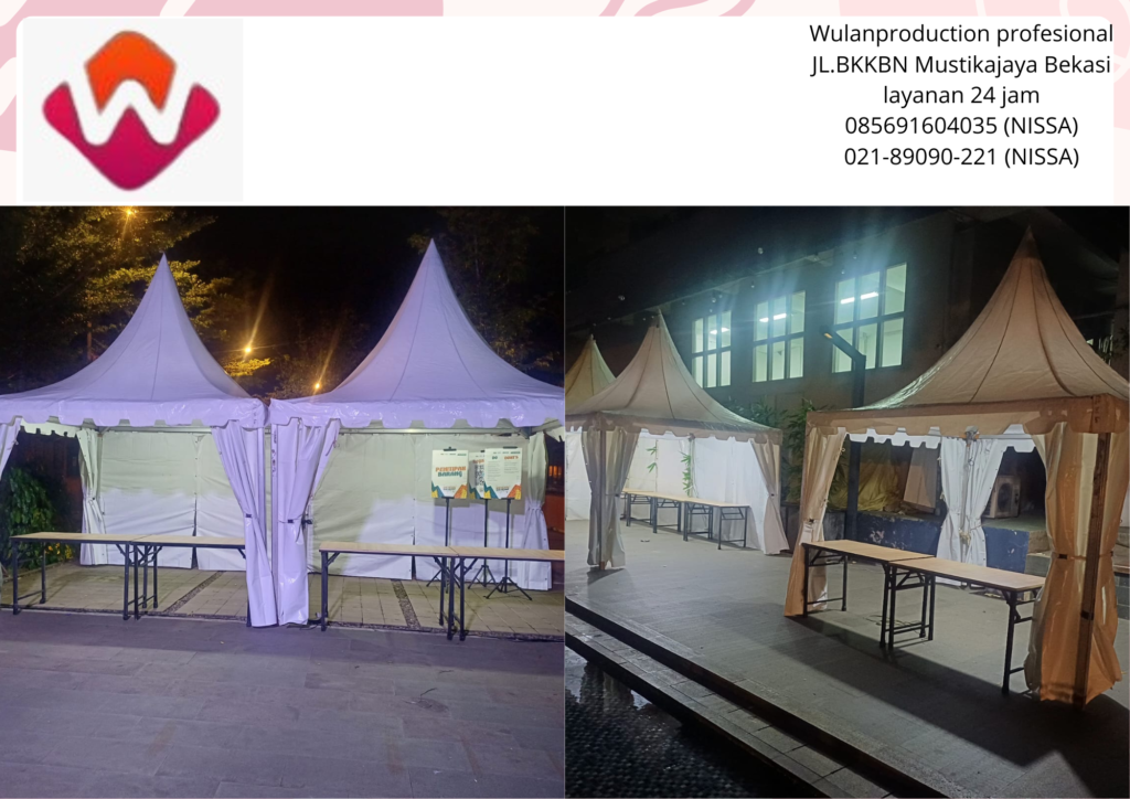 Rental Tenda Kerucut Sarnafil Area BSD Tangerang
