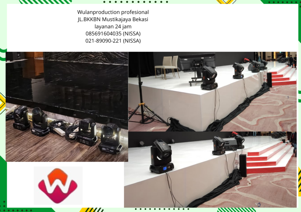 Rental paket lighting moving beam fresnel par led Jakarta