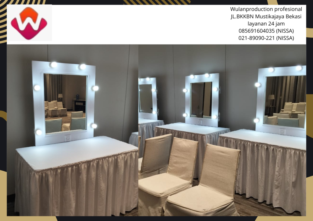 Vendor Sewa Kaca Rias dan Meja Area Cikarang