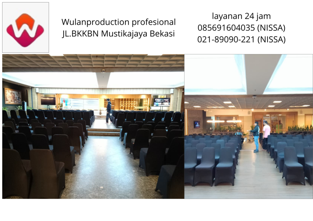 Vendor Sewa Kursi Cover Hitam Area cibarusah bekasi