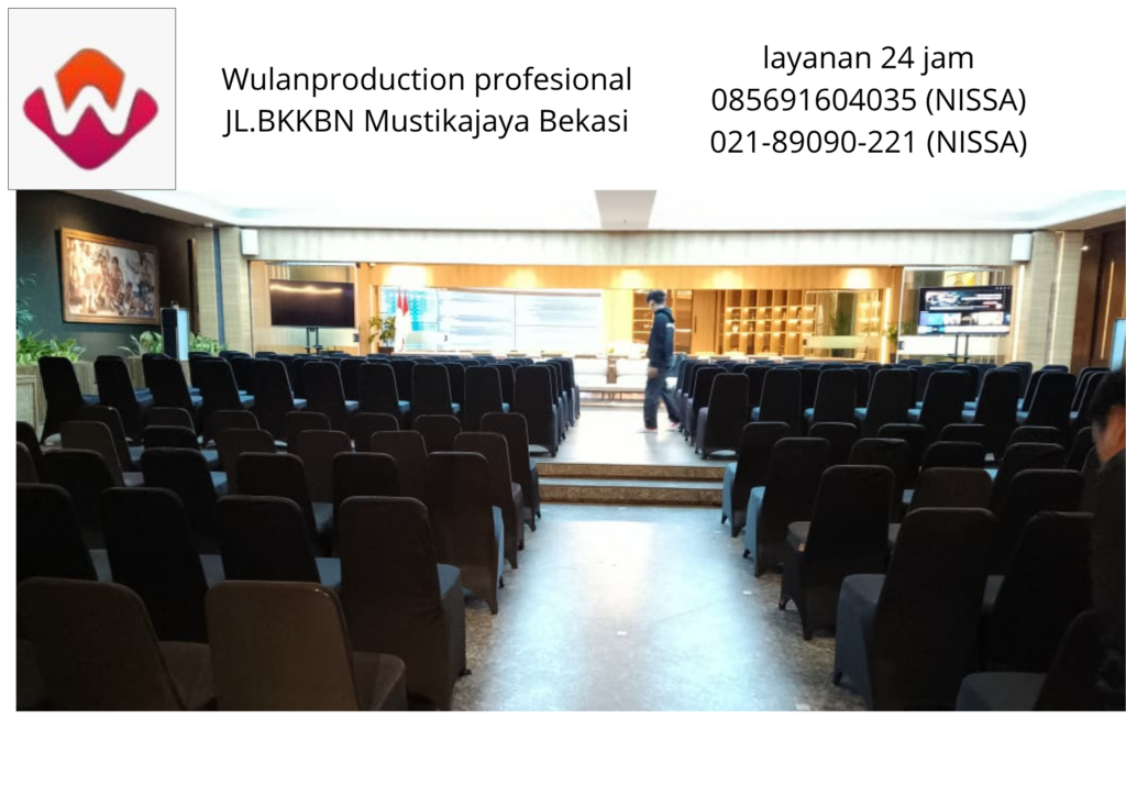 Vendor Sewa Kursi Cover Hitam Area cibarusah bekasi