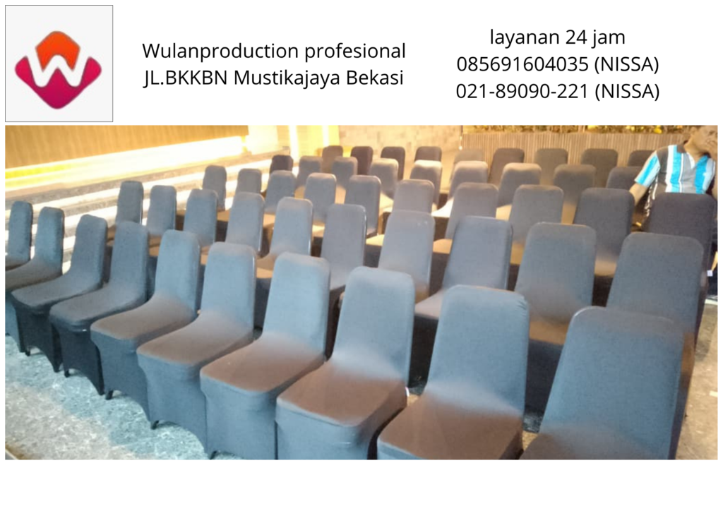 Vendor Sewa Kursi Cover Hitam Area cibarusah bekasi