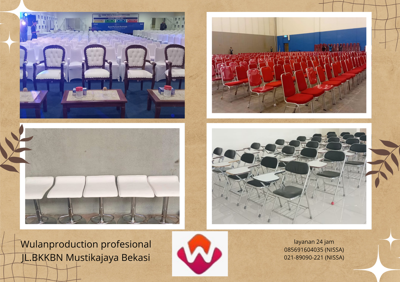 Vendor Sewa Kursi Terlengkap Area Jakarta