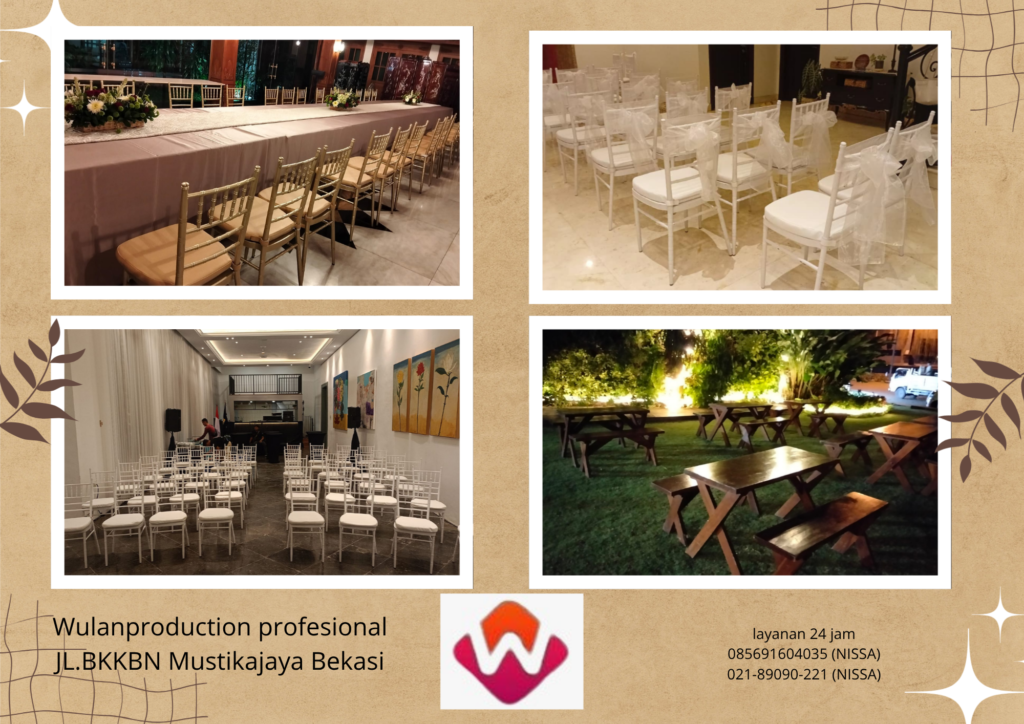 Vendor Sewa Kursi Terlengkap Area Jakarta