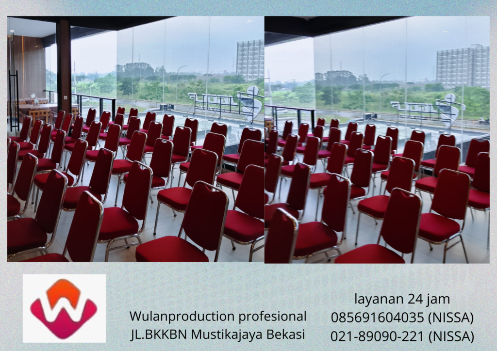 Sewa Kursi Event Futura Polos Merah Area Deltamas Cikarang