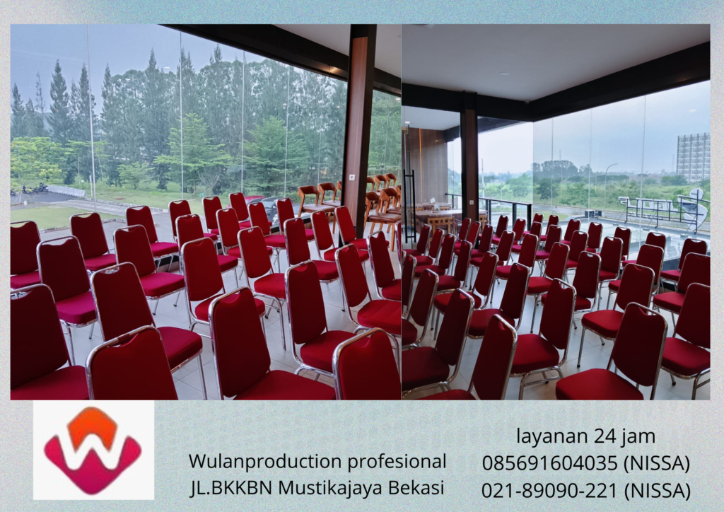 Sewa Kursi Event Futura Polos Merah Area Deltamas Cikarang