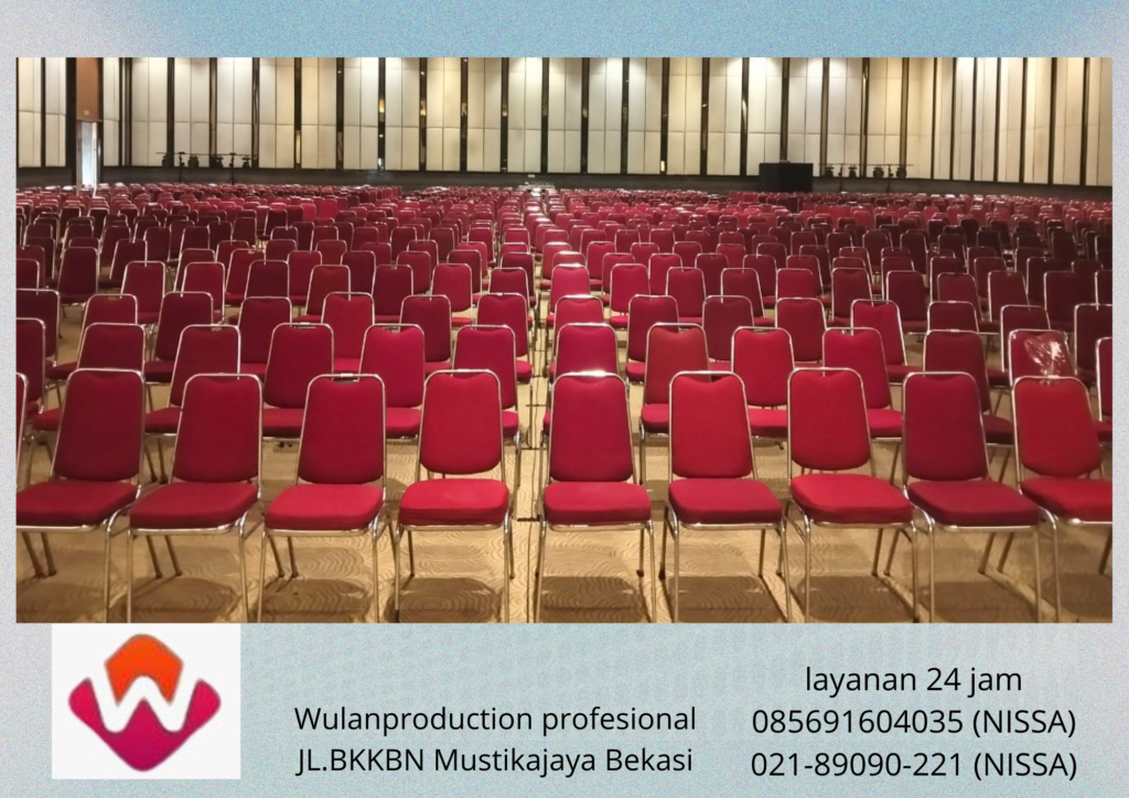 Sewa Kursi Event Futura Polos Merah Area Deltamas Cikarang