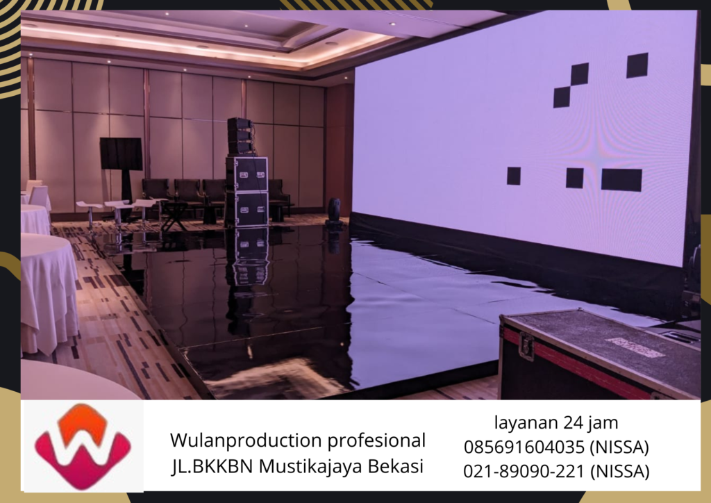 Rental Stage Melaminto Hitam Hotel Westin Kuningan Jakarta selatan