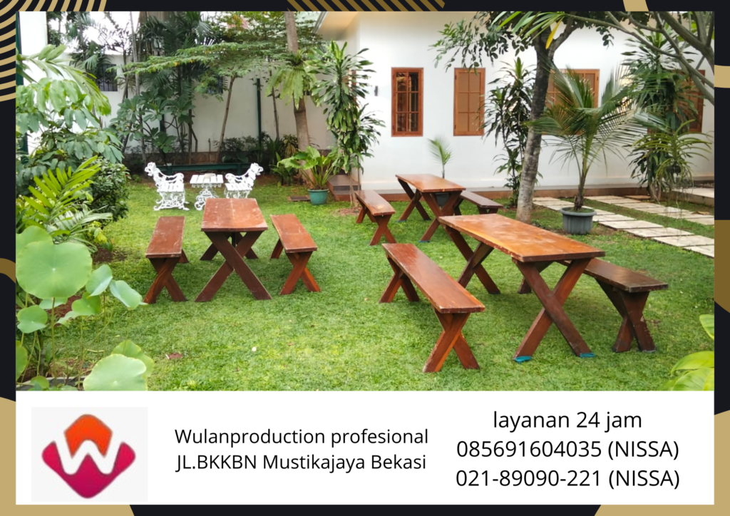 Rental Kursi Taman Lengkap Meja Area jabodetabek