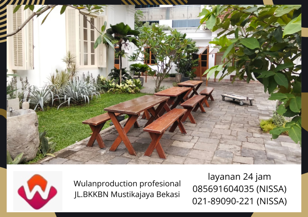 Rental Kursi Taman Lengkap Meja Area jabodetabek