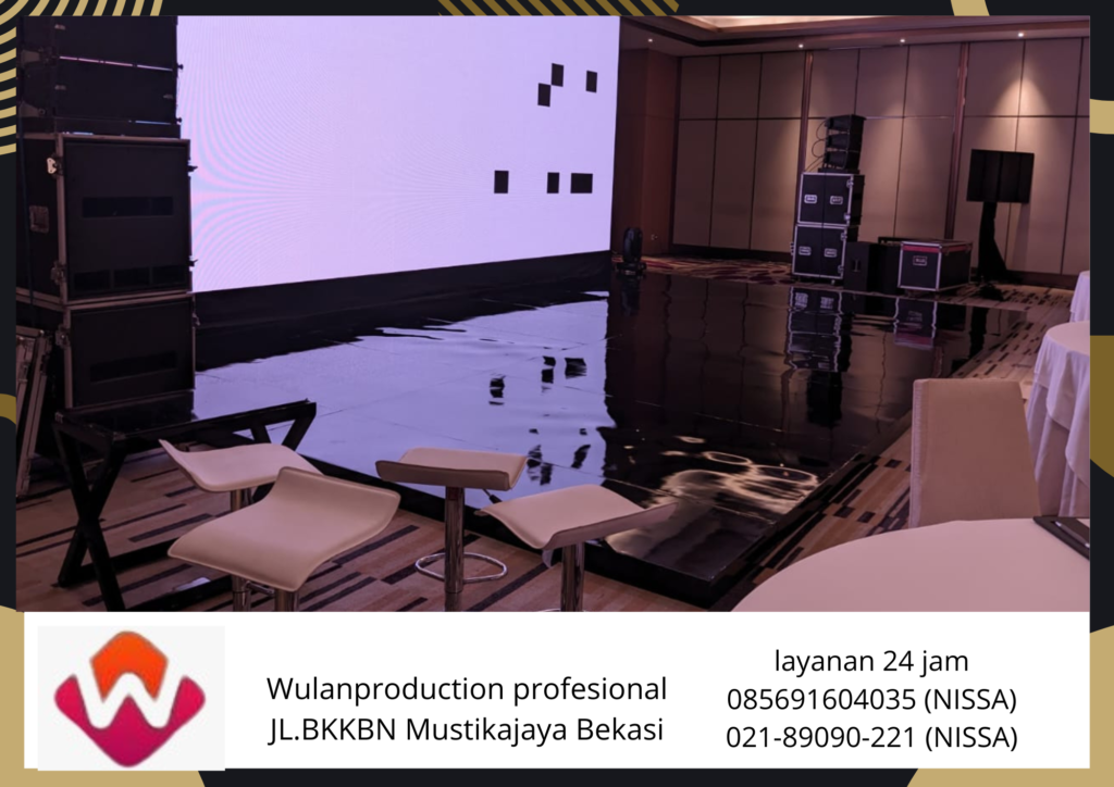 Rental Stage Melaminto Hitam Hotel Westin Kuningan Jakarta selatan