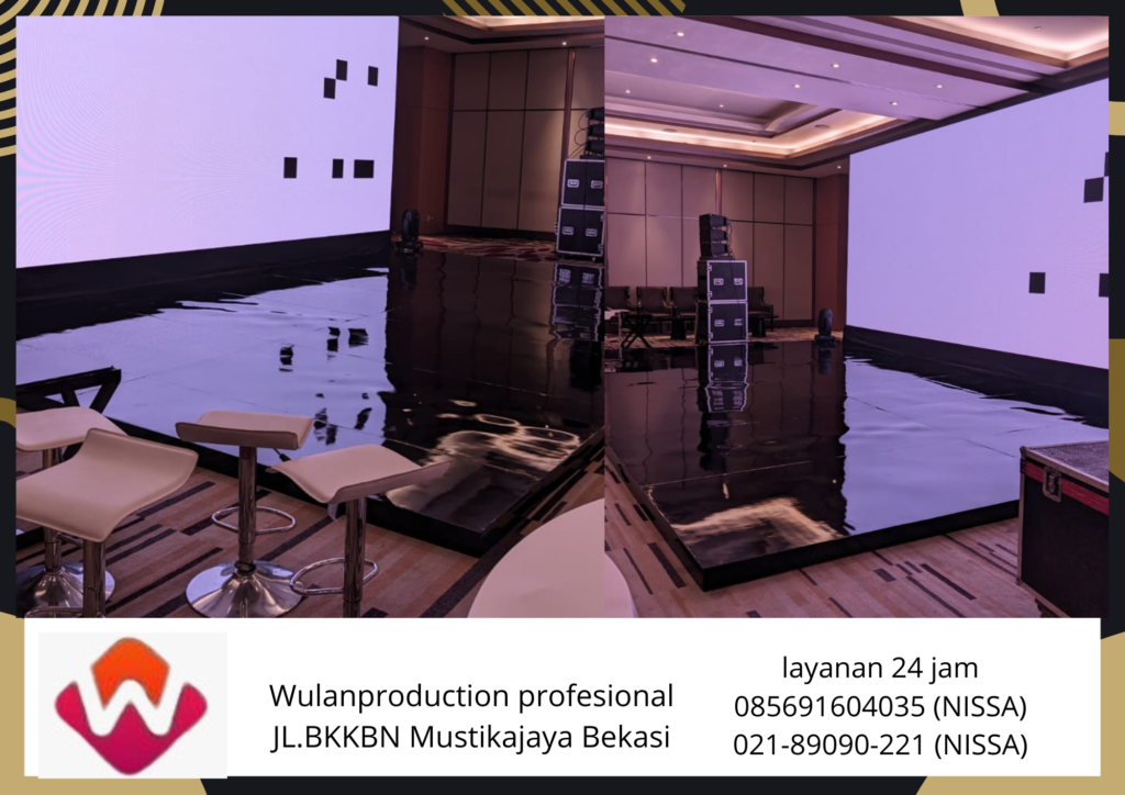 Rental Stage Melaminto Hitam Hotel Westin Kuningan Jakarta selatan