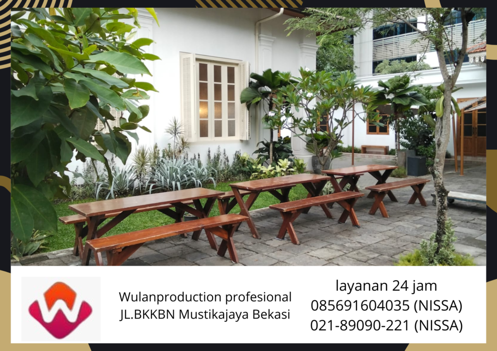 Rental Kursi Taman Lengkap Meja Area jabodetabek