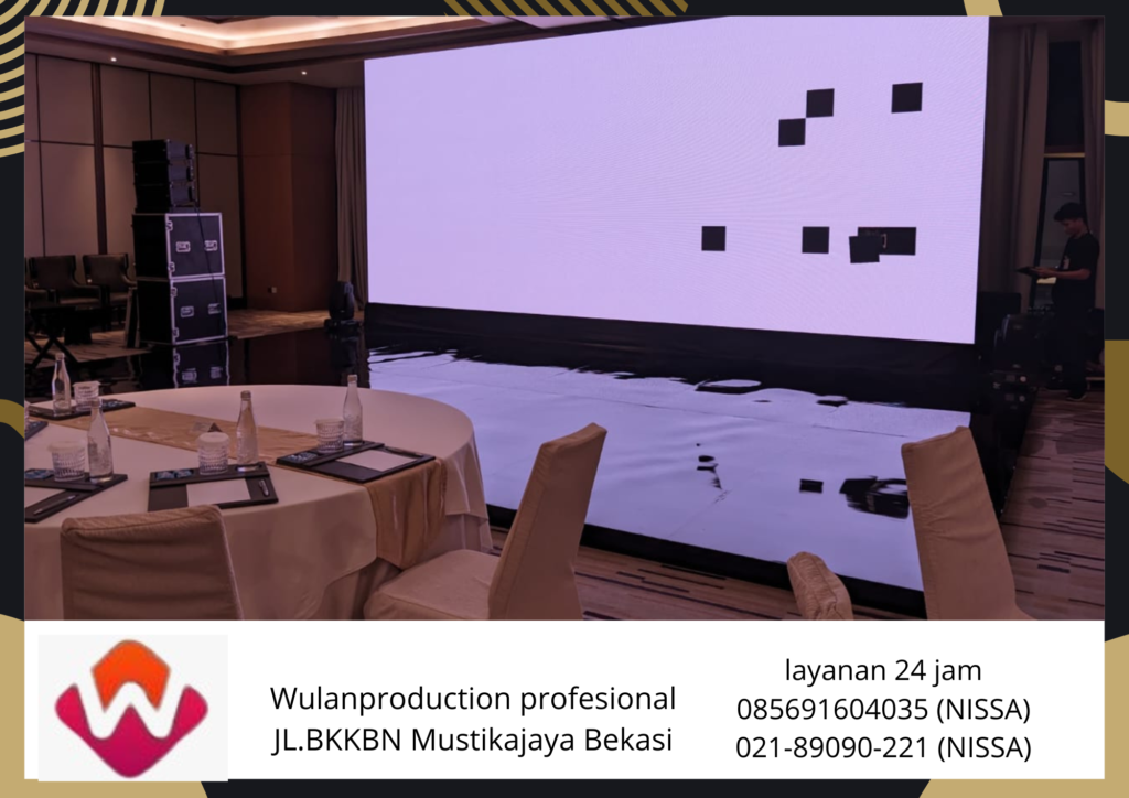 Rental Stage Melaminto Hitam Hotel Westin Kuningan Jakarta selatan