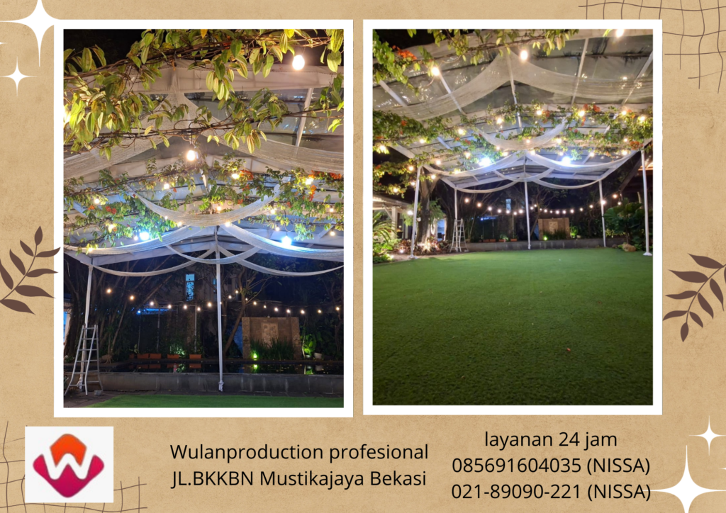 Sewa Tenda Transparan Panggung Backdrop Karawang