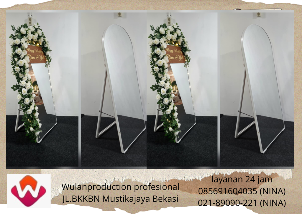 Sewa Welcome Sign Wedding Kaca Area Bekasi
