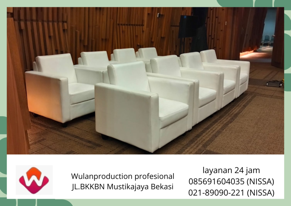 Pusat Sewa Sofa Kotak Minimalis Putih Area PIK2 