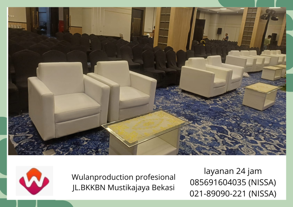 Pusat Sewa Sofa Kotak Minimalis Putih Area PIK2 