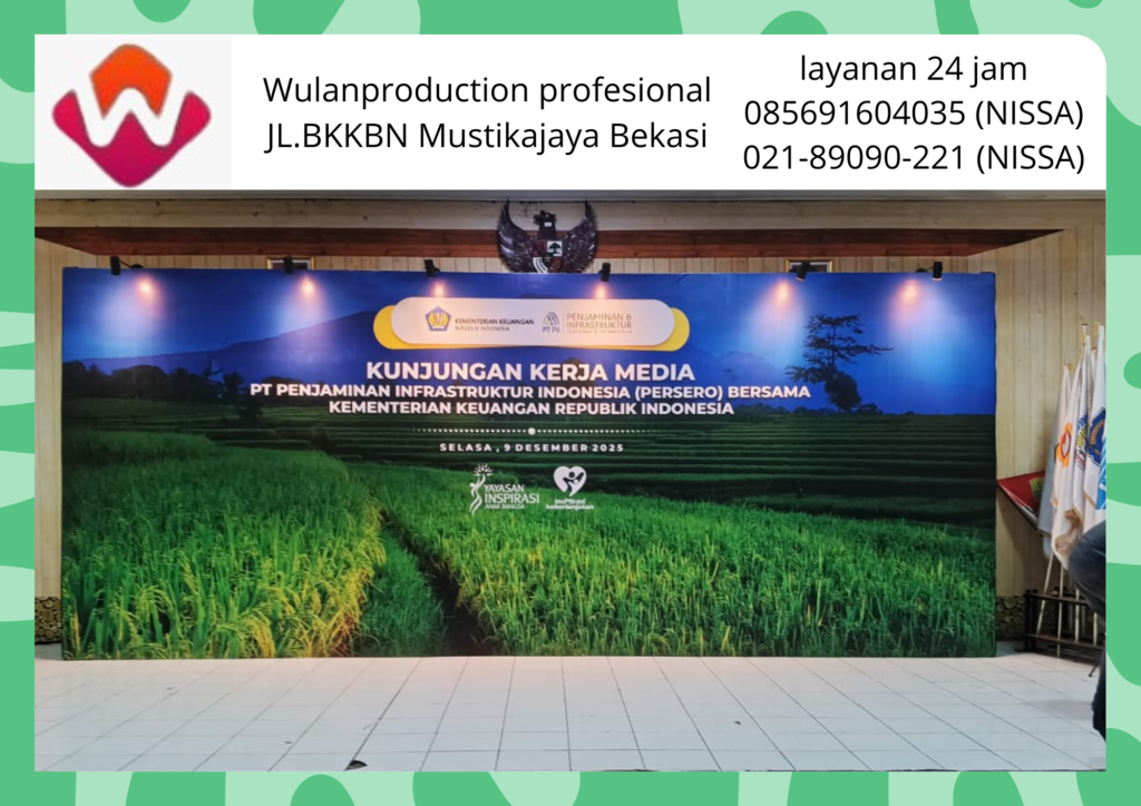 Sewa Backdrop Fin Flexy China Event Depok