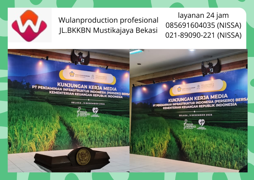 Sewa Backdrop Fin Flexy China Event Depok